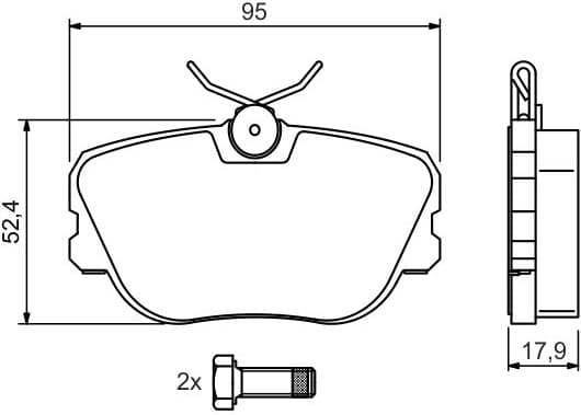 Brake Pad Set, disc brake 0986494058 - image 12