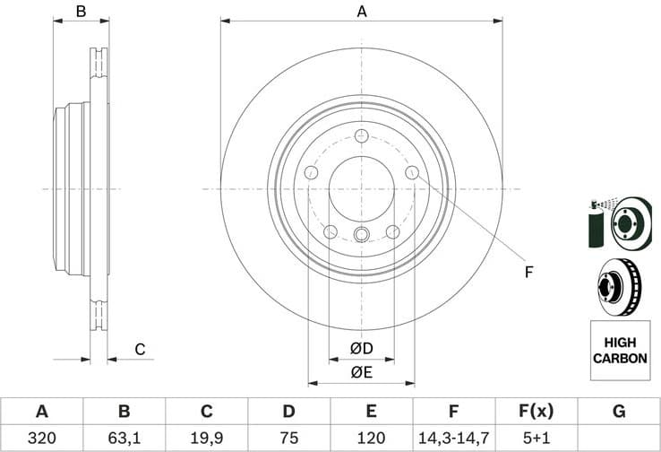 Brake Disc 0986479056 - image 11