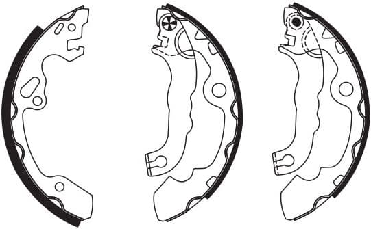 Brake Shoe Set 0986487633 - image 10