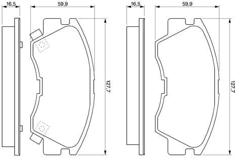 Brake Pad Set, disc brake 0986460978 - image 6