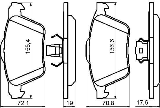 Brake Pad Set, disc brake 0986494158 - image 12