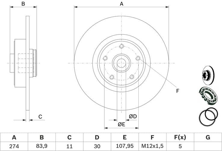 Brake Disc 0986479273 - image 10