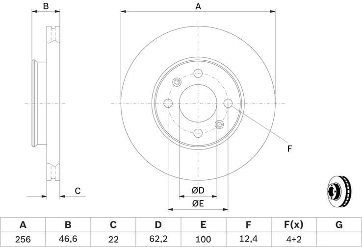 Brake Disc 0986479367 - image 11