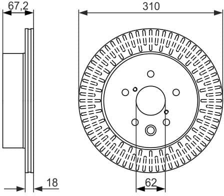 Brake Disc 0986479615 - image 7