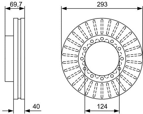Brake Disc 0986479D14 - image 2