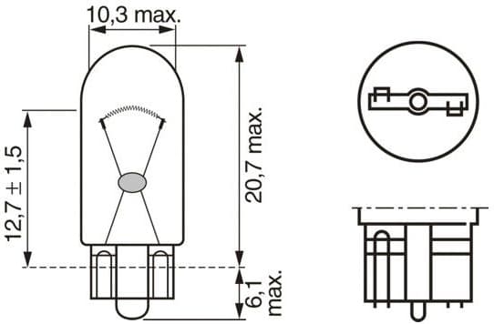 Bulb, boot light Xenon Blue BL 1987301033 - image 7