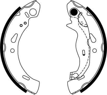 Brake Shoe Set 0986487753 - image 5