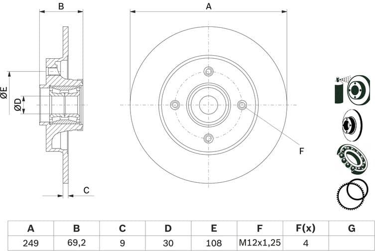 Brake Disc 0986479275 - image 9