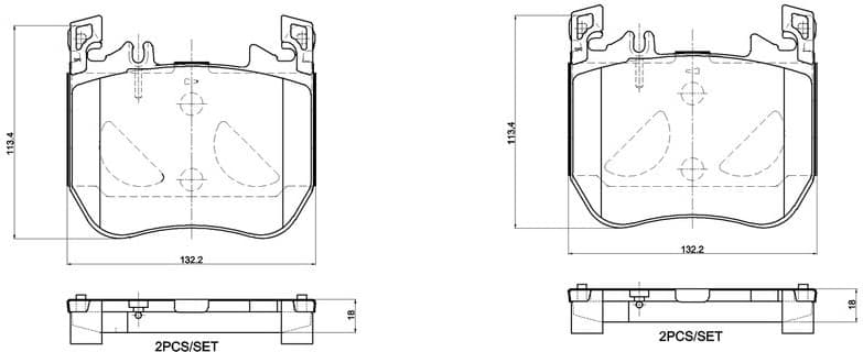 Brake Pad Set, disc brake PRIME LINE P50179