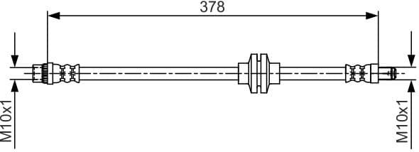 Brake Hose 1 987 481 707 - image 2