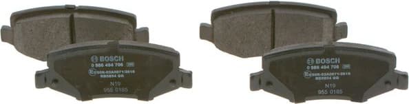 Brake Pad Set, disc brake 0986494706 - image 2