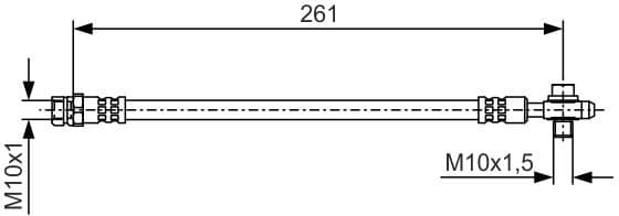 Brake Hose 1 987 481 B21 - image 10