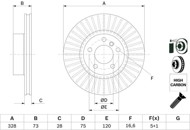 Brake Disc 0986479771 - image 6
