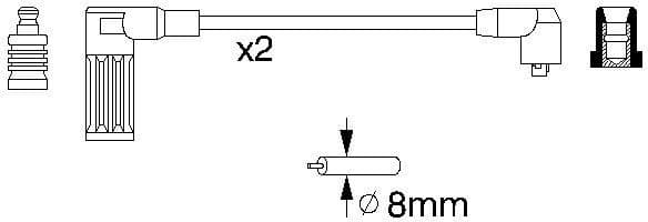 Ignition Cable Kit 0986356752 - image 10