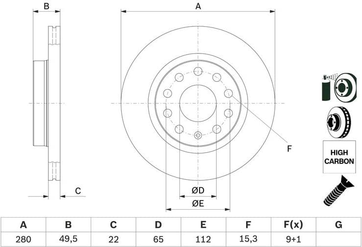 Brake Disc 0986479098 - image 10