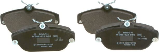 Brake Pad Set, disc brake 0986424016 - image 2