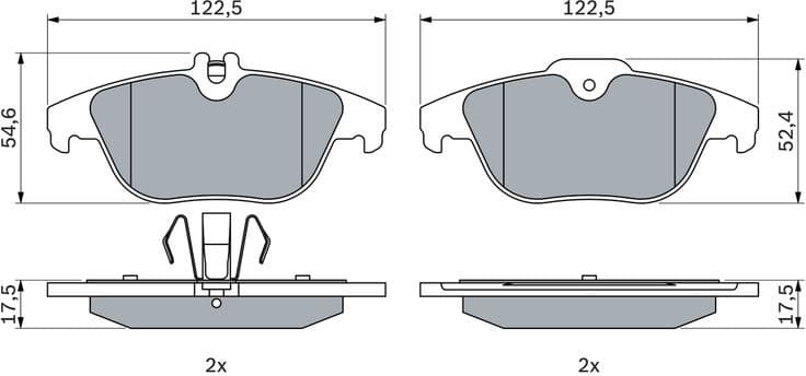 Brake Pad Set, disc brake 0986494162 - image 7
