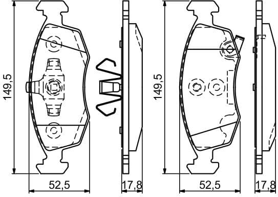 Brake Pad Set, disc brake 0986494537 - image 11