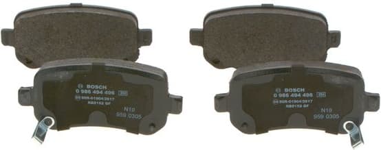 Brake Pad Set, disc brake 0986494496 - image 2