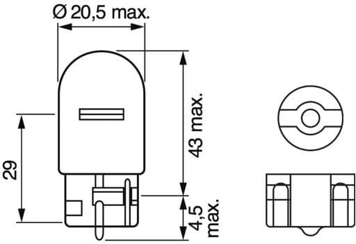 Bulb, direction indicator Pure Light WS 1 987 302 251 - image 11