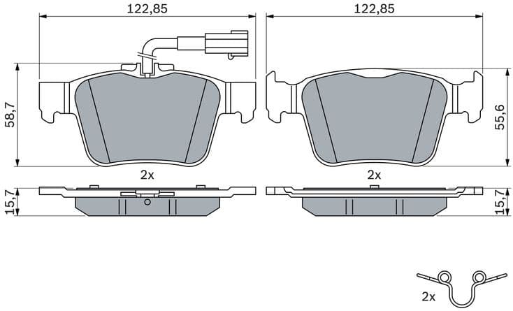 Brake Pad Set, disc brake 0 986 424 848 - image 8
