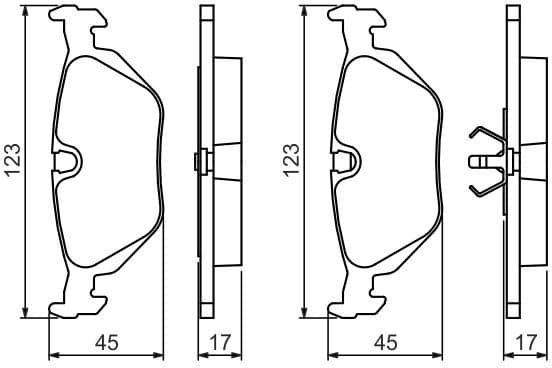 Brake Pad Set, disc brake 0986460964 - image 12