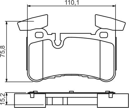 Brake Pad Set, disc brake 0986494411 - image 9