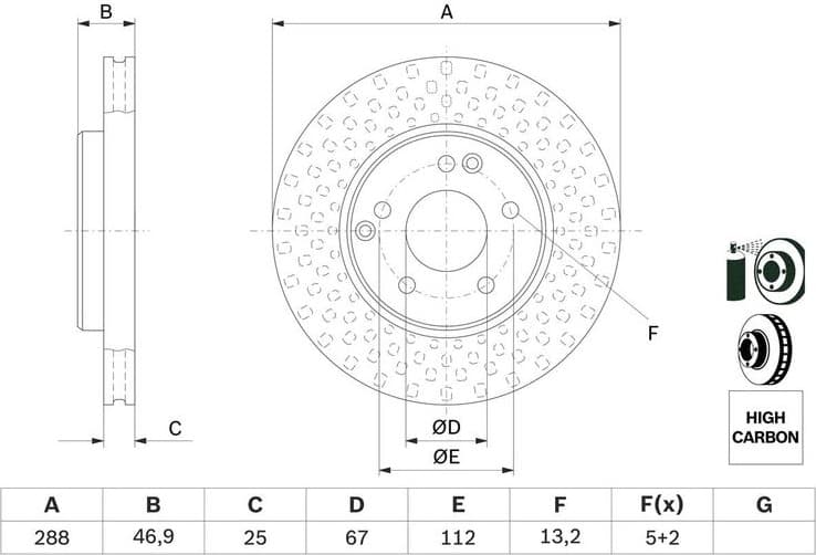 Brake Disc 0986478624 - image 10