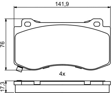 Brake Pad Set, disc brake 0986494870 - image 14