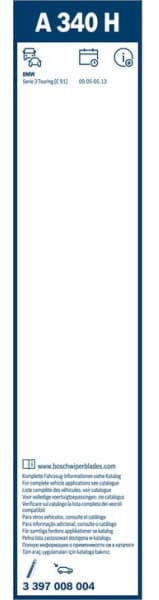 Wiper Blade Rear Aerotwin 3397008004 - image 2