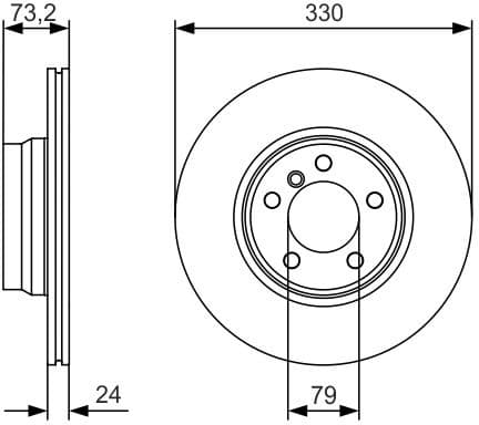 Brake Disc 0986479A06 - image 6