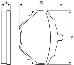 Brake Pad Set, disc brake 0986424563 - image 14