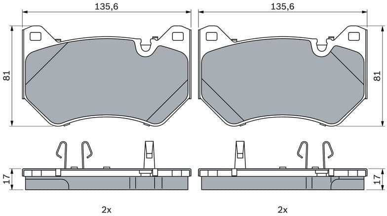 Brake Pad Set, disc brake 0 986 424 965 - image 2