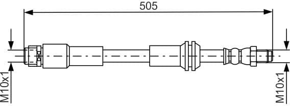 Brake Hose 1 987 481 675 - image 2