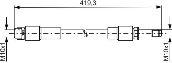 Brake Hose 1 987 481 674 - image 2