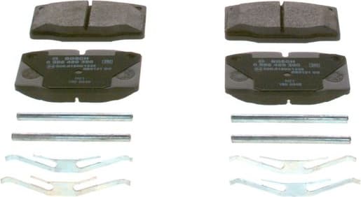 Brake Pad Set, disc brake 0986469390 - image 2