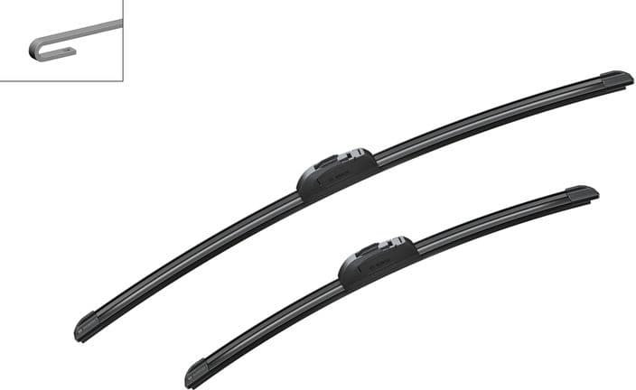 Wiper blade set BOSCH 2psc 3397118908 - image 2