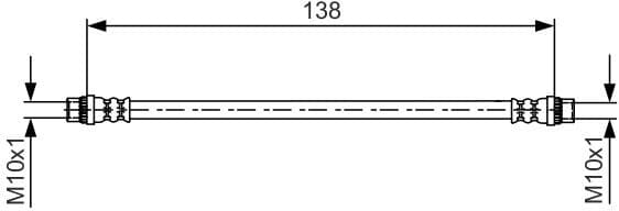 Brake Hose 1 987 481 625 - image 2