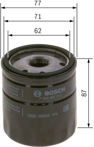 Oil Filter F 026 407 213 - image 9