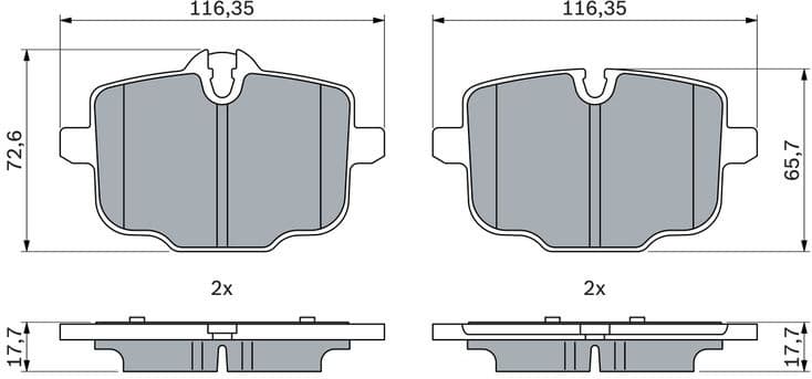 Brake Pad Set, disc brake 0 986 424 922 - image 6