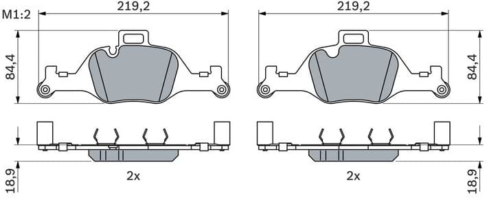 Brake pads front 0986424849 - image 6