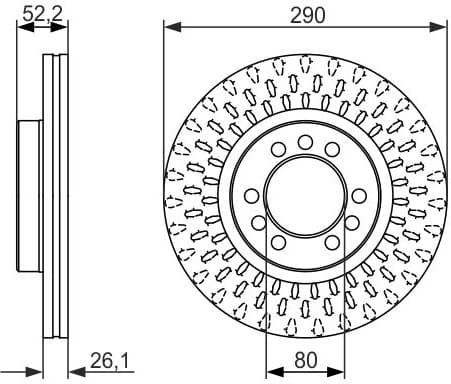 Brake Disc 0986479626 - image 3