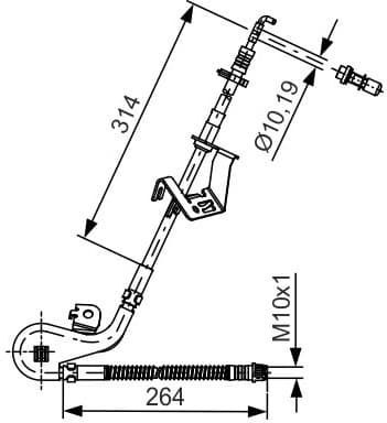 Brake Hose 1987481428 - image 2