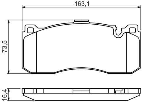 Brake Pad Set, disc brake 0986494428 - image 13
