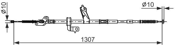 Cable Pull, parking brake 1987482902 - image 2