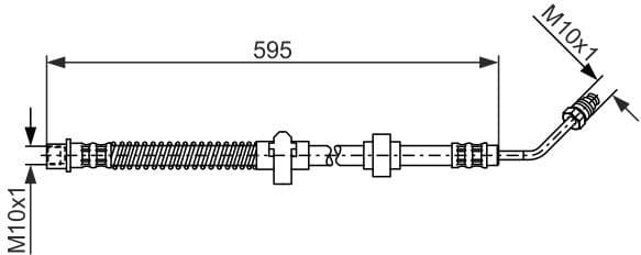 Brake Hose 1 987 476 374 - image 6