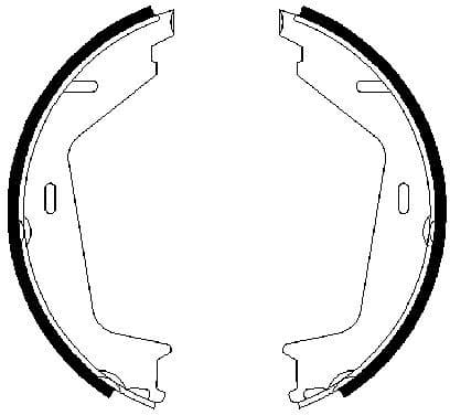 Brake Shoe Set, parking brake 0986487623 - image 10
