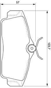 Brake Pad Set, disc brake 0986424781 - image 9