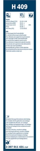 Wiper Blade Rear 3 397 011 431 - image 7