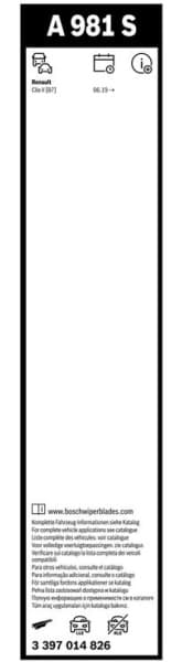 Wiper Blade Aerotwin 3 397 014 826 - image 11